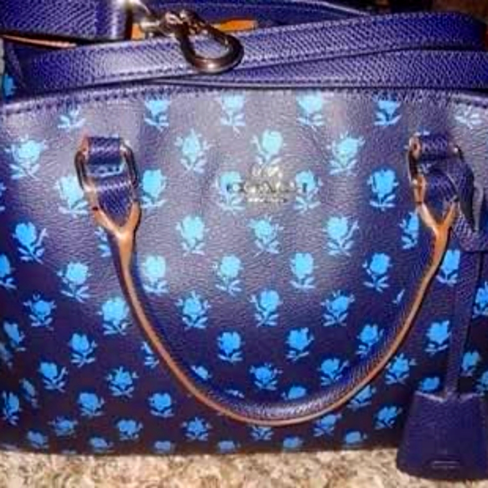 Coach Margot Small Carryall In Badlands Floral Print